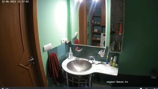 Woman pooping in Toilet 146
