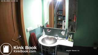 Woman pooping in Toilet 146