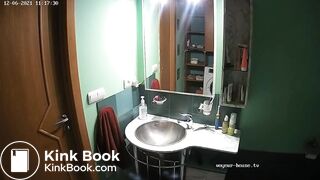 Woman pooping in Toilet 146