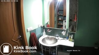 Woman pooping in Toilet 146