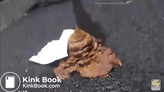 Japanese girl pooping in public a beautiful poop