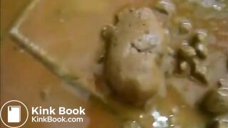 Diarrea and finger a shitty asshole