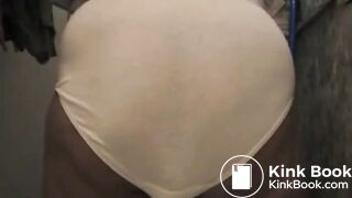 Girl poops white panties - video 2