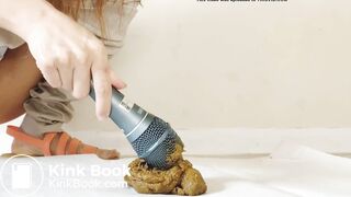 Creamy shit on the floor - video 2