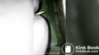 Sri Lankan Lady Shitting in Squat Toilet