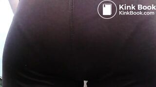 Purple Leggings Panty Poop