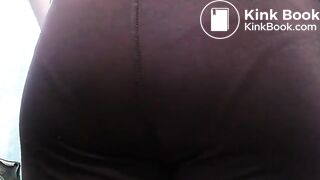 Purple Leggings Panty Poop