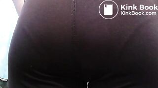 Purple Leggings Panty Poop