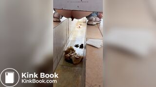 Chinese girl with diarrhea after eating barbecue