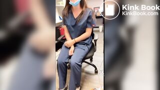 Nurse farts - video 2