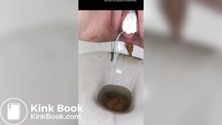 Girl with sloppy poop