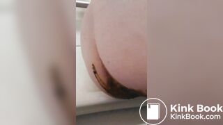Pooping again after anal sex