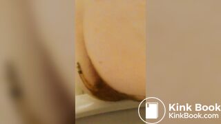 Pooping again after anal sex