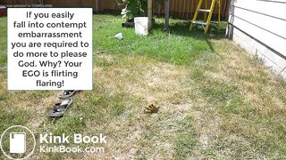 She doesn't just eat shit, she worships it