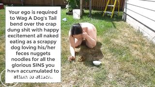 She doesn't just eat shit, she worships it