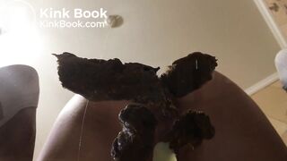 a wonderful view of falling shit from a beautiful ass