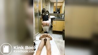 Toilet femdom chinese