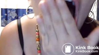 Busty latina scat show on cam