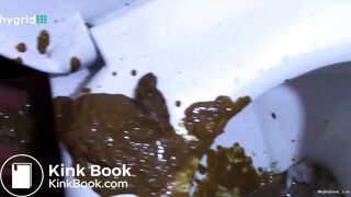 Sexy ass unloads diarrhea