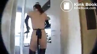 German mistress feeds her maid