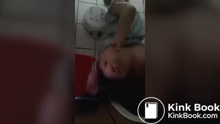 Japanese girl pooping toilet - video 3