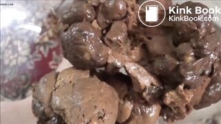 she poops on the bed where she was fucked