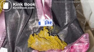 Heavily soiling herself