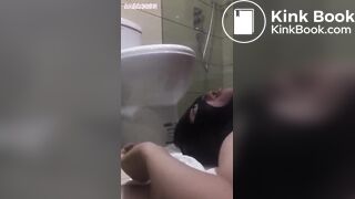 Chinese toilet slave Femdom Scat 005 - video 2