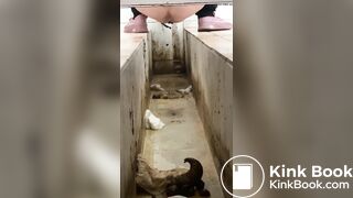 A Chinese girl have explosive diarrhea