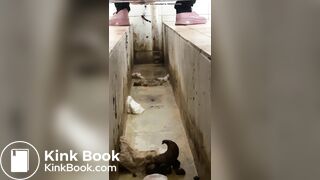 A Chinese girl have explosive diarrhea