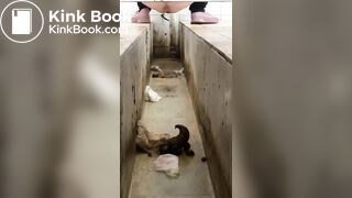 A Chinese girl have explosive diarrhea