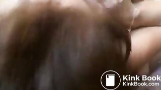 cum crammed in the nose