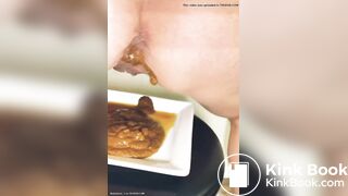 Huge diarrhea on plate