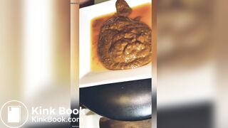 Huge diarrhea on plate