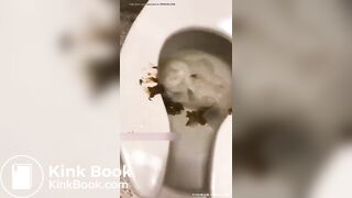 Skinny black girl with a messy scat