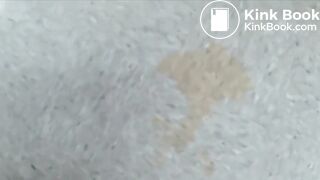 BBW shit in pantyhose at supermarket