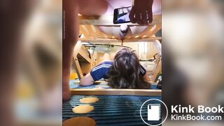 Chinese slave eats masters shit - video 2