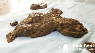 Ebony Bbw sloppy shit