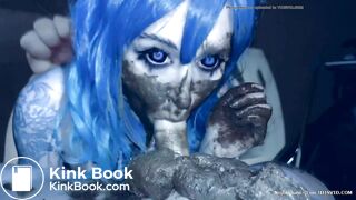 Dirty scat blowjob