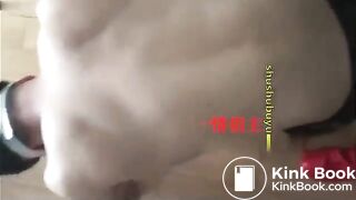 another femdom chinese scat - cuckold serving fully