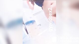 Korean self piss enema and pooping 1