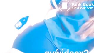 Korean self piss enema and pooping 1