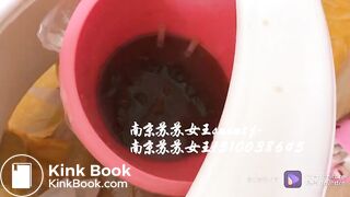 Real toilet slavery - imagine a party with a life toile