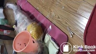 Real toilet slavery - imagine a party with a life toile