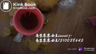 Real toilet slavery - imagine a party with a life toile