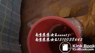 Real toilet slavery - imagine a party with a life toile