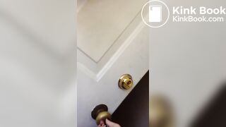 Girl run too poop