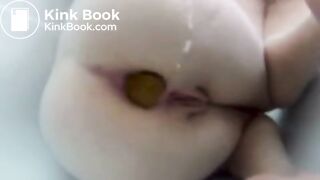 Huge Log of Shit Underwater