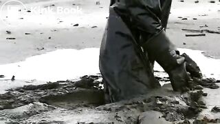 Girl in mud - video 2
