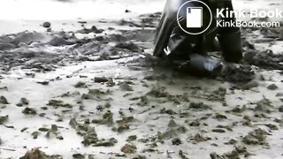 Girl in mud - video 2